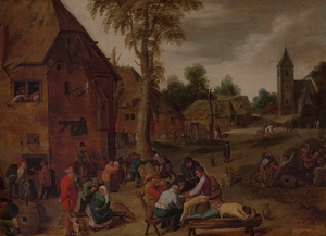 Village Fair by Adriaen Brouwer [circa 1605–1638]